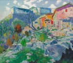 Óleo de Cassimir M. Tarrassó (Barcelona, 1900-1980)-