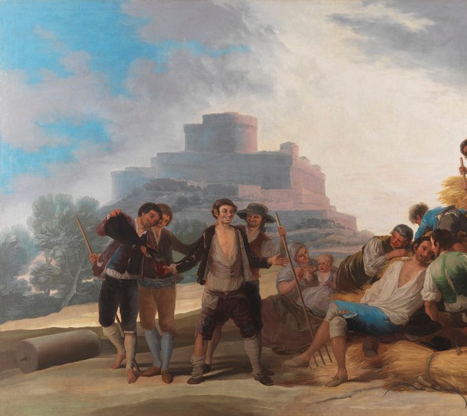 En la parte izquierda del cuadro era donde se concentraban la mayoría de los daños. Ahora se puede apreciar todos los detalles.