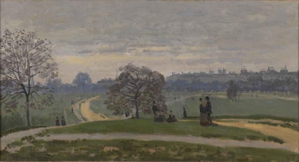 Cuando los impresionistas franceses se exiliaron en Londres 7 Cuando los impresionistas franceses se exiliaron en Londres 2. Claude Monet Hyde park