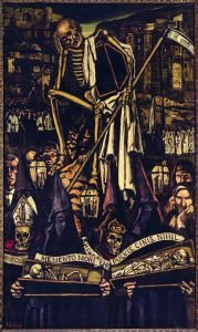 Procesión de la muerte, por José Gutiérrez Solana, Madrid, Museo Nacional Centro de Arte Reina Sofía.