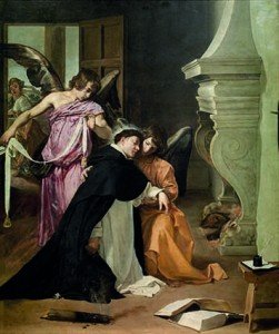 La tentación de Santo Tamás, por Diego Velázquez, Alicante, Museo Diocesano de Arte Sacro de Orihuela.