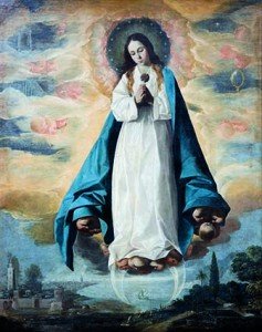 Virgen niña. por Francisco de Zurbarán, Guadalajara, Museo Diocesano de Arte Antiguo Sigüenza.