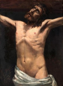 Estudio de Cristo, por Sorolla. 