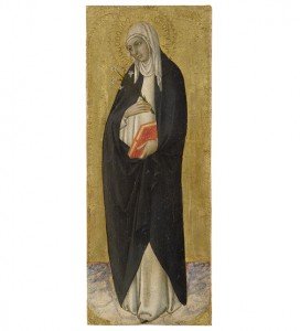 Santa Catalina de Siena, por Sano di Pietro, h. 1470.