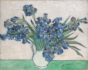 Iris, por Vincent van Gogh, 1890, Nueva York, The Metropolitan Museum of Art.