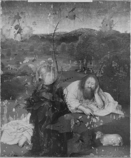 Fotografía infrarroja de Meditaciones de San Juan Bautista © Rik Klein Gotink, Museo Lázaro Galdiano.