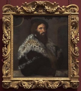 Retrato de Girolamo Fracastoro, por Tiziano, h. 1528, óleo sobre lienzo, 84 x 73,5 cm
