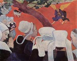 Visión tras el sermón, 1888, National Gallery of Scotland, Edimburgo.