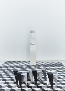 Rayuela, de Álvaro Catalán de Ocón, en la exposición Doble juego en la galería Machado-Muñoz.