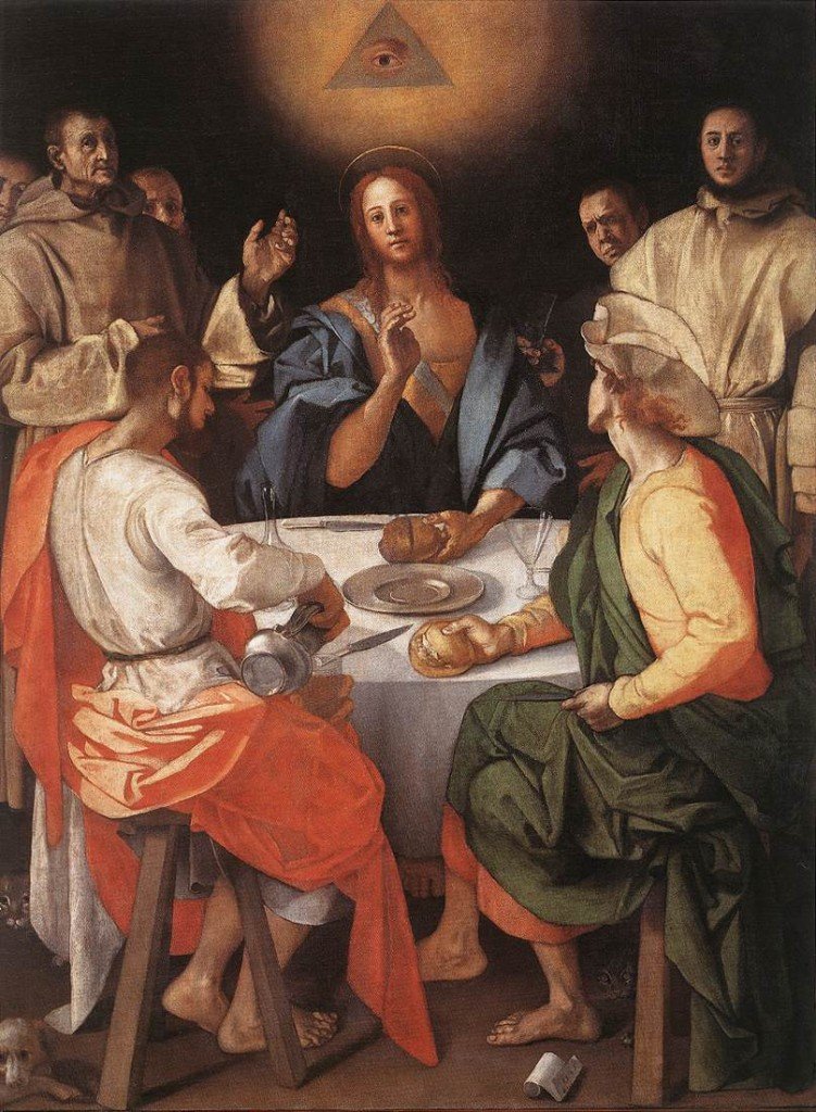 La cena de Emaús-Jacopo Pontormo