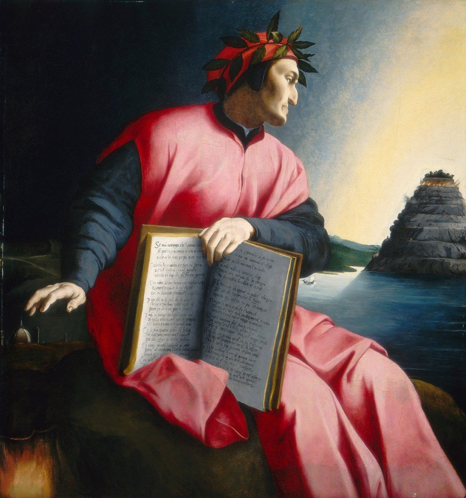 Retrato alegórico de Dante, final del siglo XVI. National Gallery of Art de Washington.