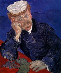 Retrato del doctor Gachet, por Vincent van Gogh, Auvers-sur-Oise, junio 1890, óleo sobre lienzo, 68 x 57 cm, París, Museo de Orsay.