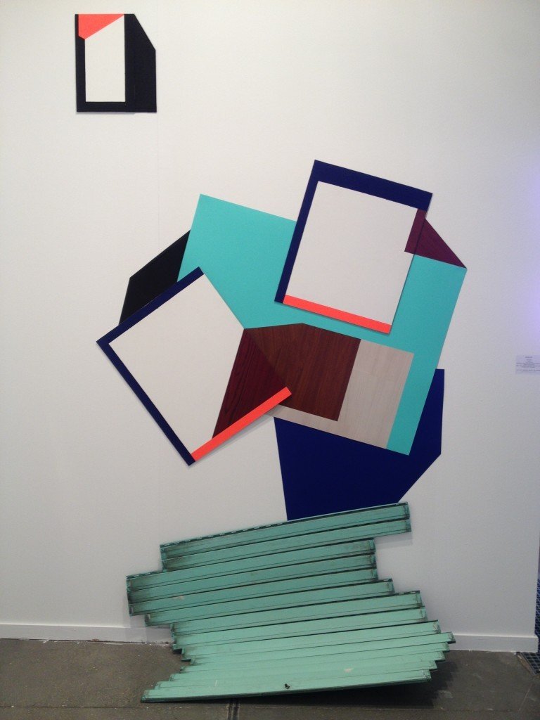 Miren Doiz en el stand de Moises Perez de Albeniz