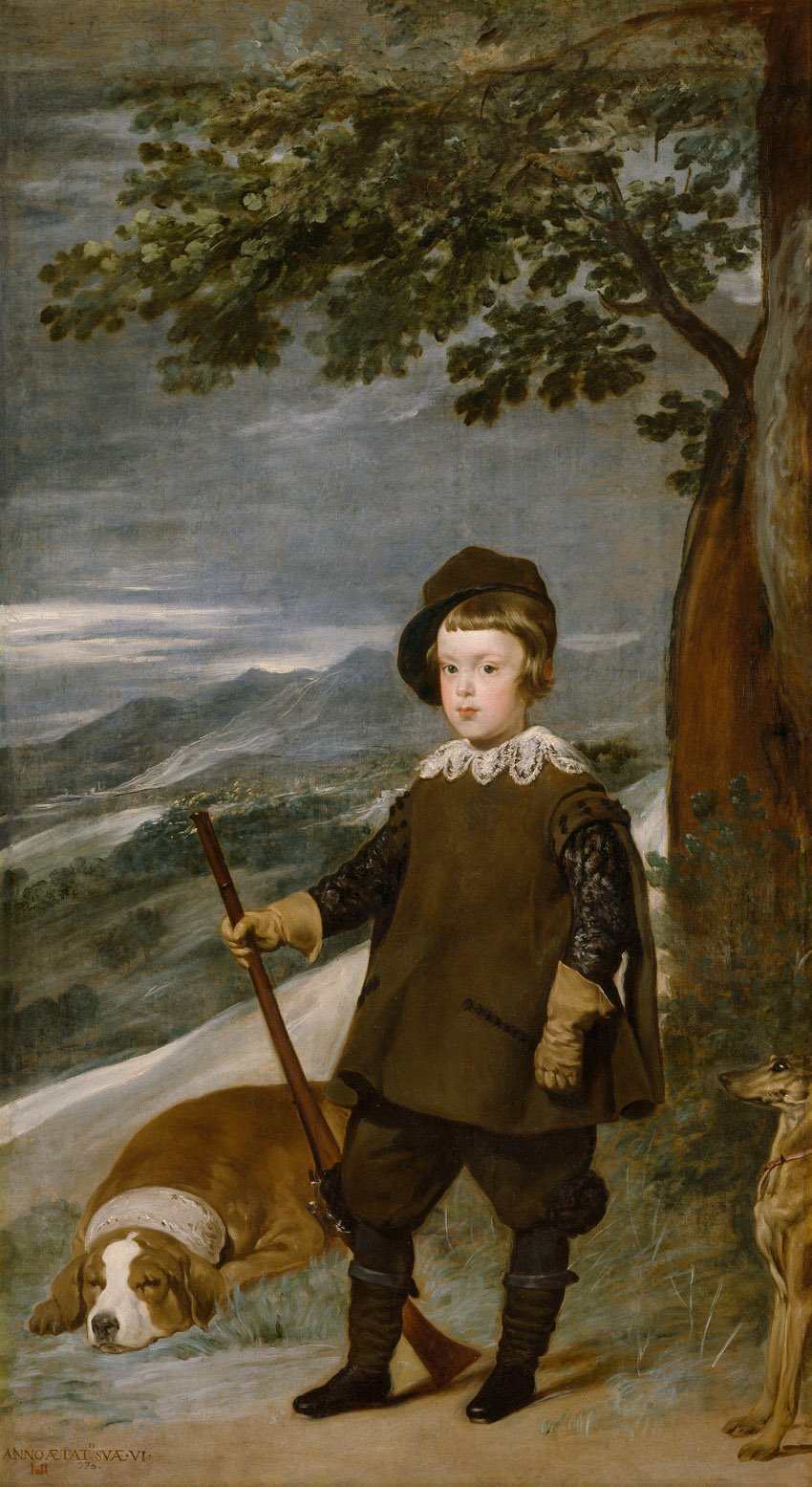 Baltasar Carlos, cazador, de Velázquez, Madrid, Museo del Prado.
