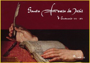 Folleto de la colección de grabados de Santa Teresa. 