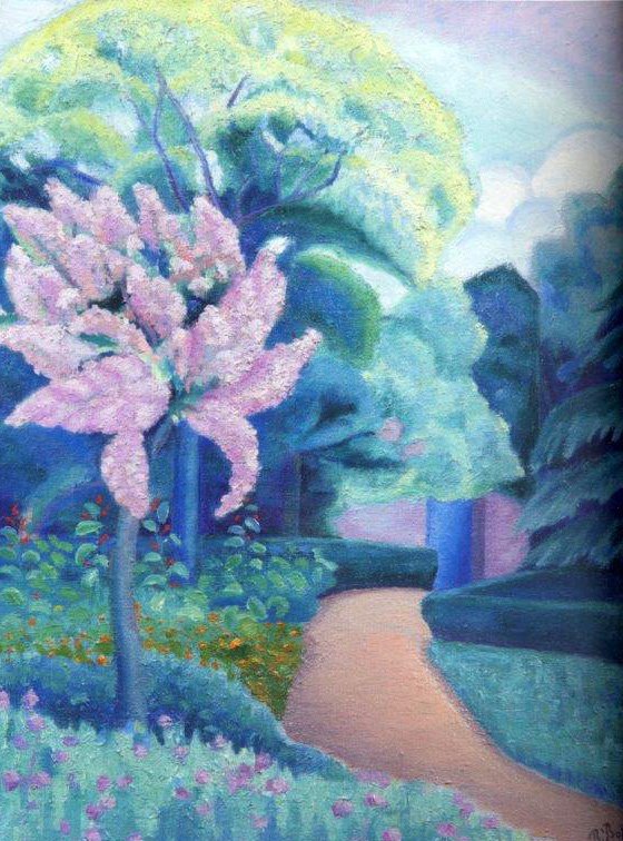 El árbol rosa.