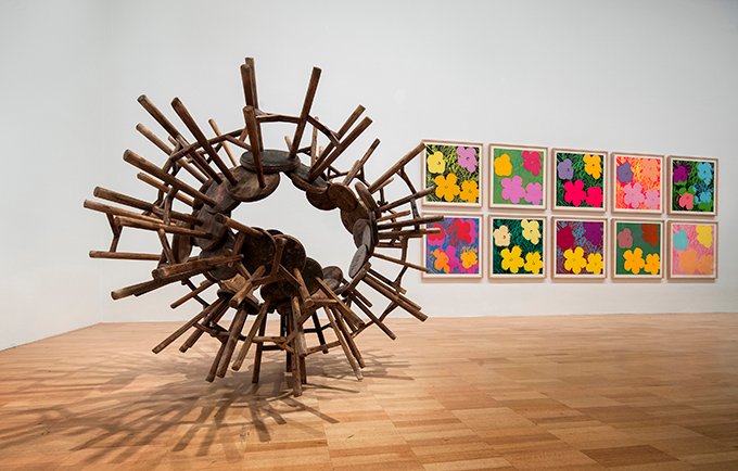 Vita de la exposición Andy Warhol Warhol / Ai Weiwei © 2015 The Andy Warhol Foundation for the Visual Arts, Inc./ARS, New York. Administered by Viscopy, Sydney; Ai Weiwei artwork © Ai Weiwei. Foto: John Gollings.