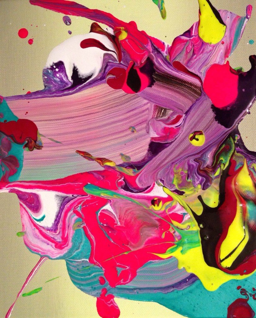De la serie Shock Valúe, por Alex Voinea, acrílico sobre tela.