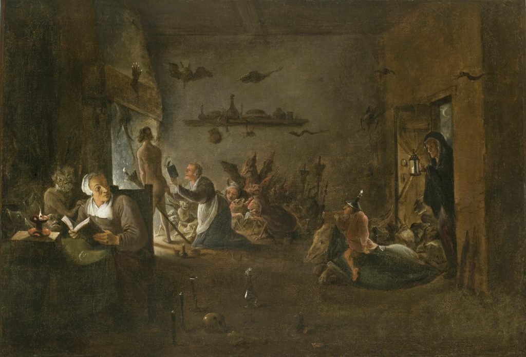 Preparación para el aquejare, de Teniers.