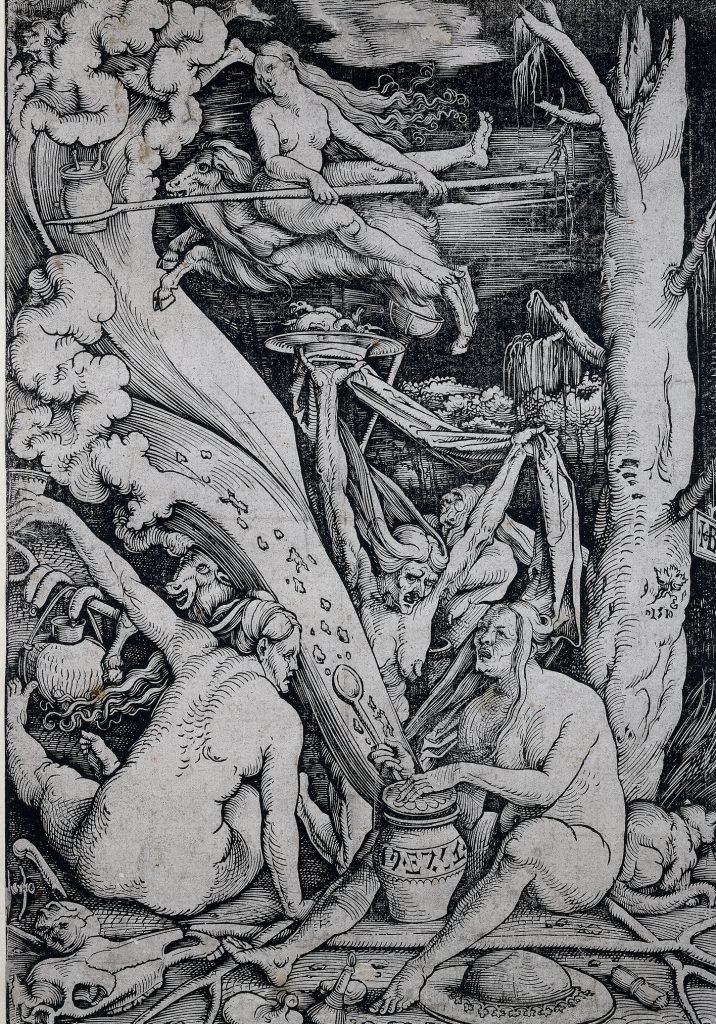 Hechicera maligna, de Hans Baldung Grien, 1510, Ámsterdam, Rijksmuseum.