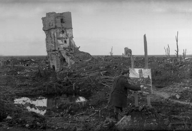 Fotografía de Arthur Bruselle. Las dos obras pertenecen al Museo de Brujas.