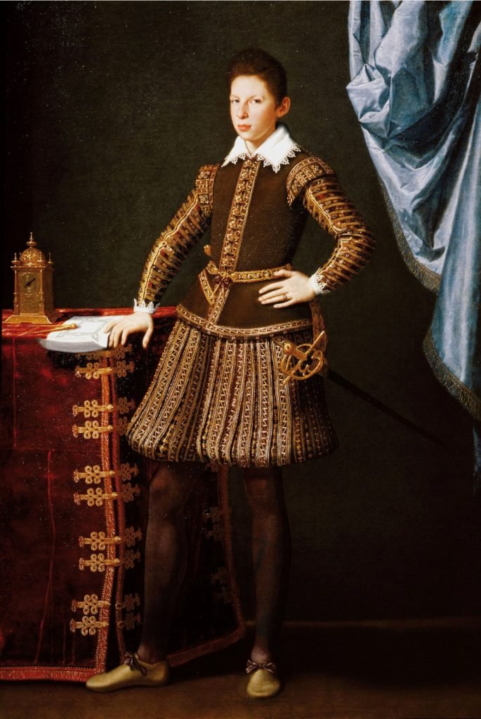 Tiberio Titi (Florencia 1573-1627). Retrato de Cosme II de Médicis, h. 1604, óleo sobre lienzo, Florencia, Galería de los Uffizi.