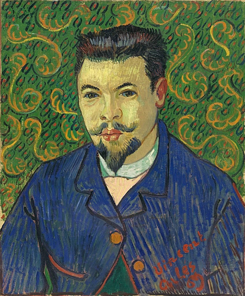 Retrato de Félix Rey, de Vincent van Gogh, 1889, Museo Pushkin de Moscú.