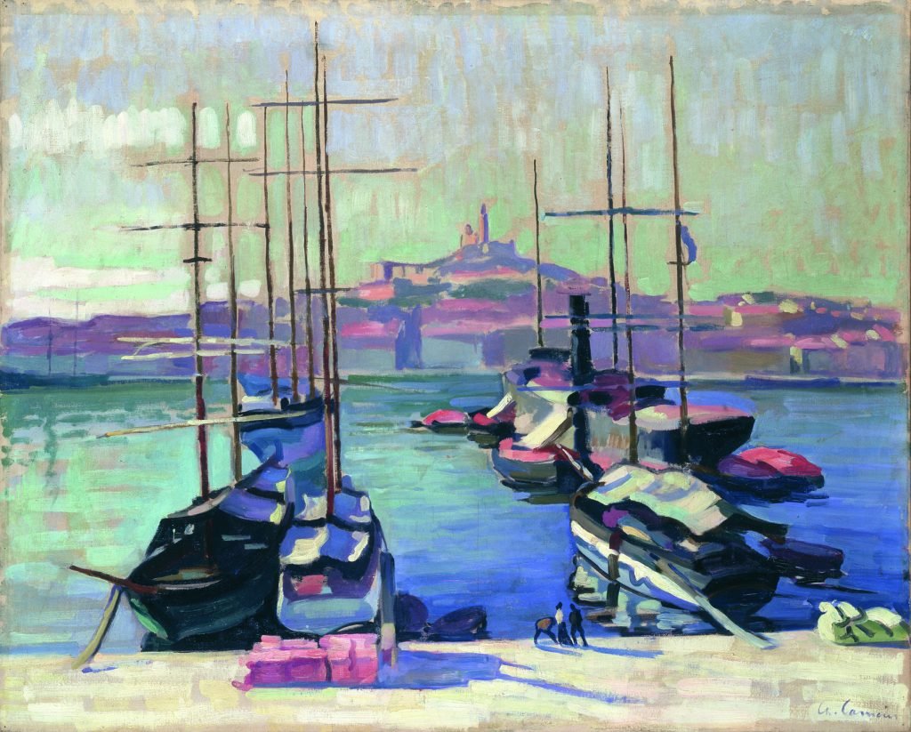 Port de Marseille, Notre-Dame-de-la-Garde, de Charles Camoin, 1904, colección particular © Charles Camoin.