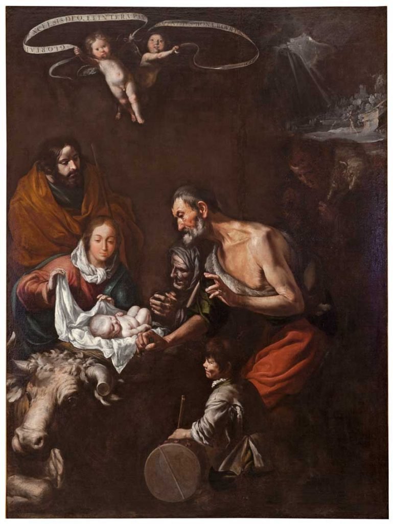 Adoración de los pastores.