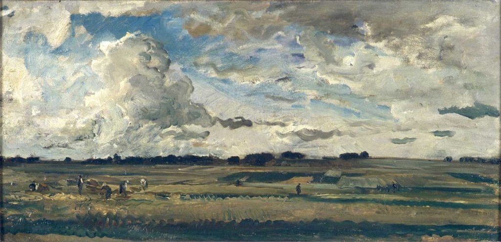 De oogsters, de Daubigny.