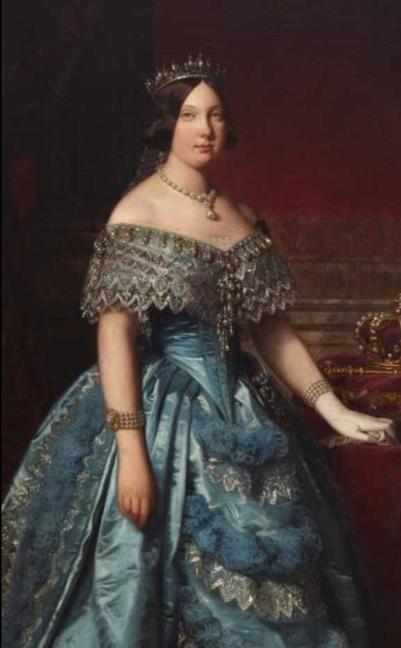 Retrato de Isabel II.