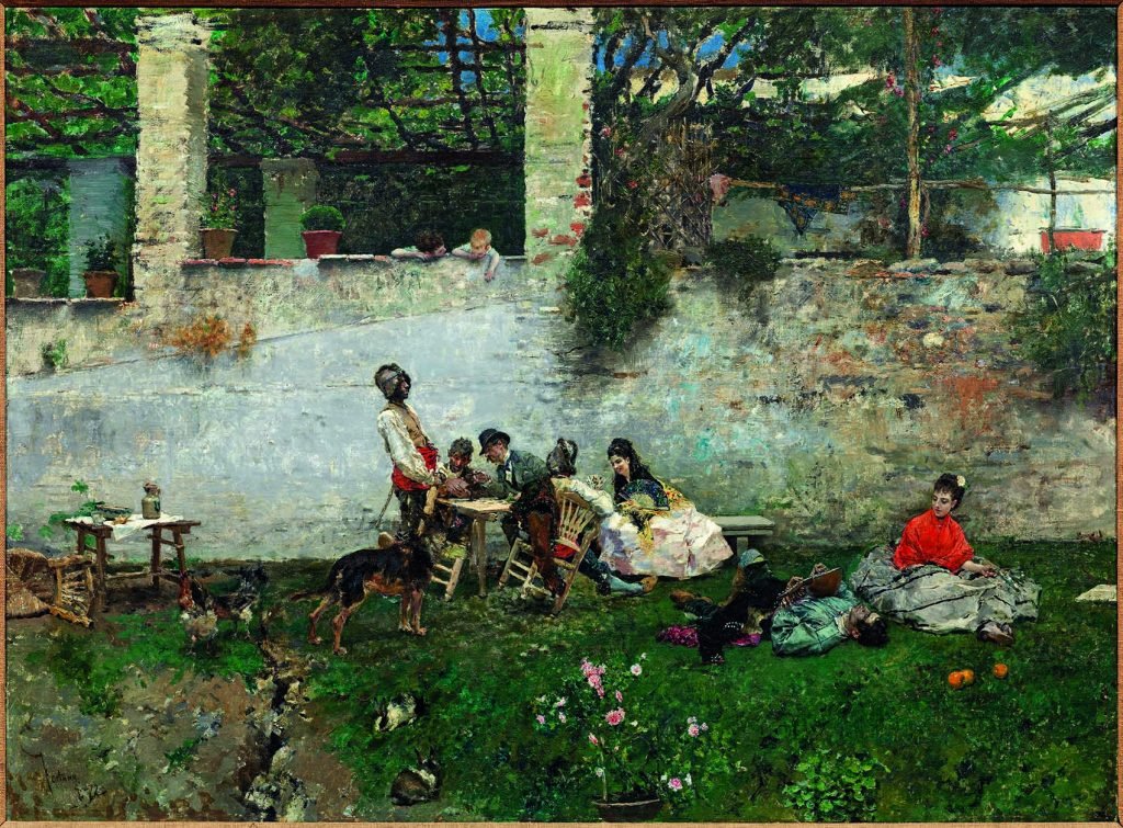 "Almuerzo en la Alhambra”, de Mariano Fortuny, 1872, óleo sobre lienzo, colección particular, Barcelona.