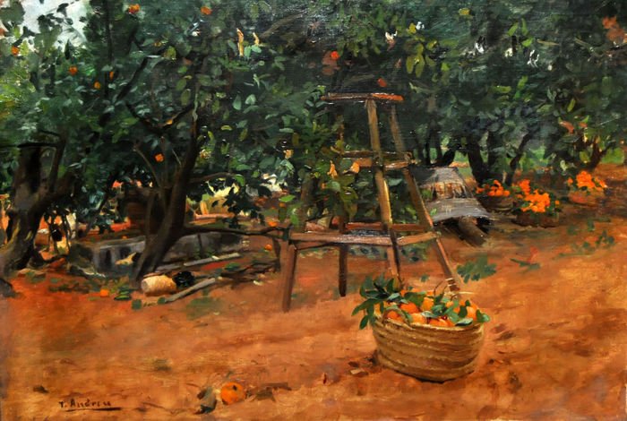 "Naranjos", Teodoro Andreu.