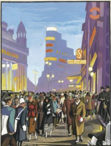 Francisco Sancha. La hora del «cine». (1935) ©Museo ABC