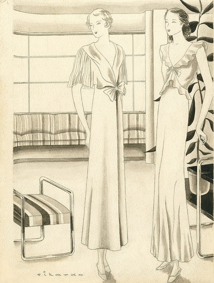 Rikardo. Influencia de la moda en la ropa interior. ©Museo ABC