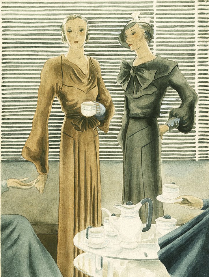 Rikardo.Siluetas elegantes (1932) © Museo ABC