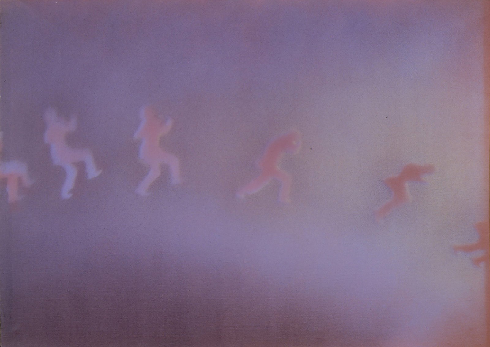 143, , por Juan Genovés, 1971, acrílico sobre tela, 150 x 210 cm, cortesia da galeria Malborough.