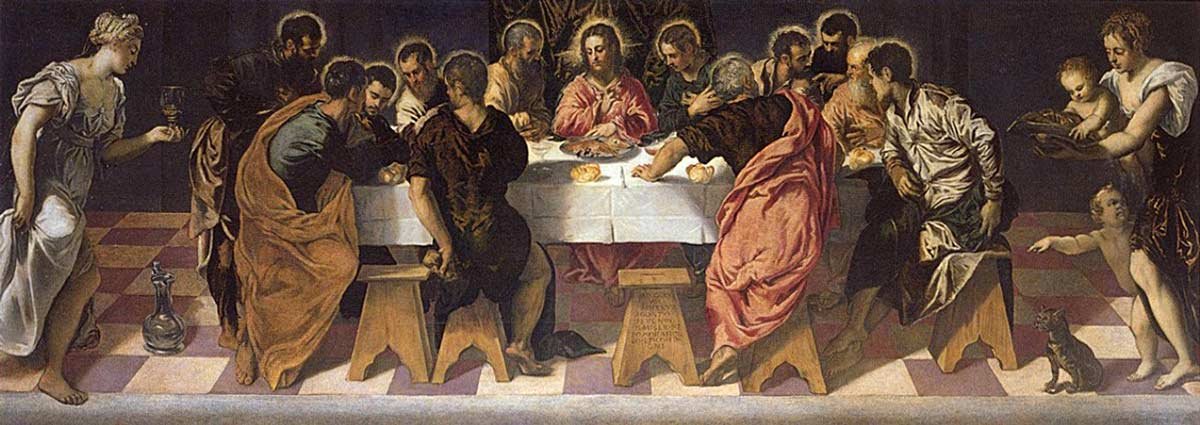 Tintoretto, o pintor de Veneza Artes & contextos 6 La Última Cena Iglesia de San Marcuola Venecia 1547 I